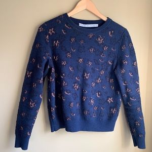 & other stories leopard pullover sweater